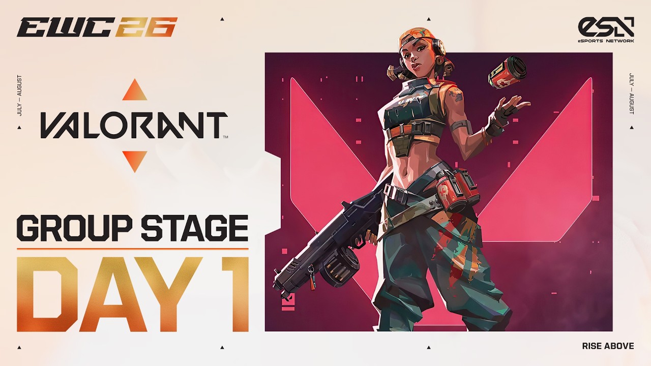 MN | VALORANT at EWC 26 - Day 1 - Group Stage | Paper Rex vs. NRG