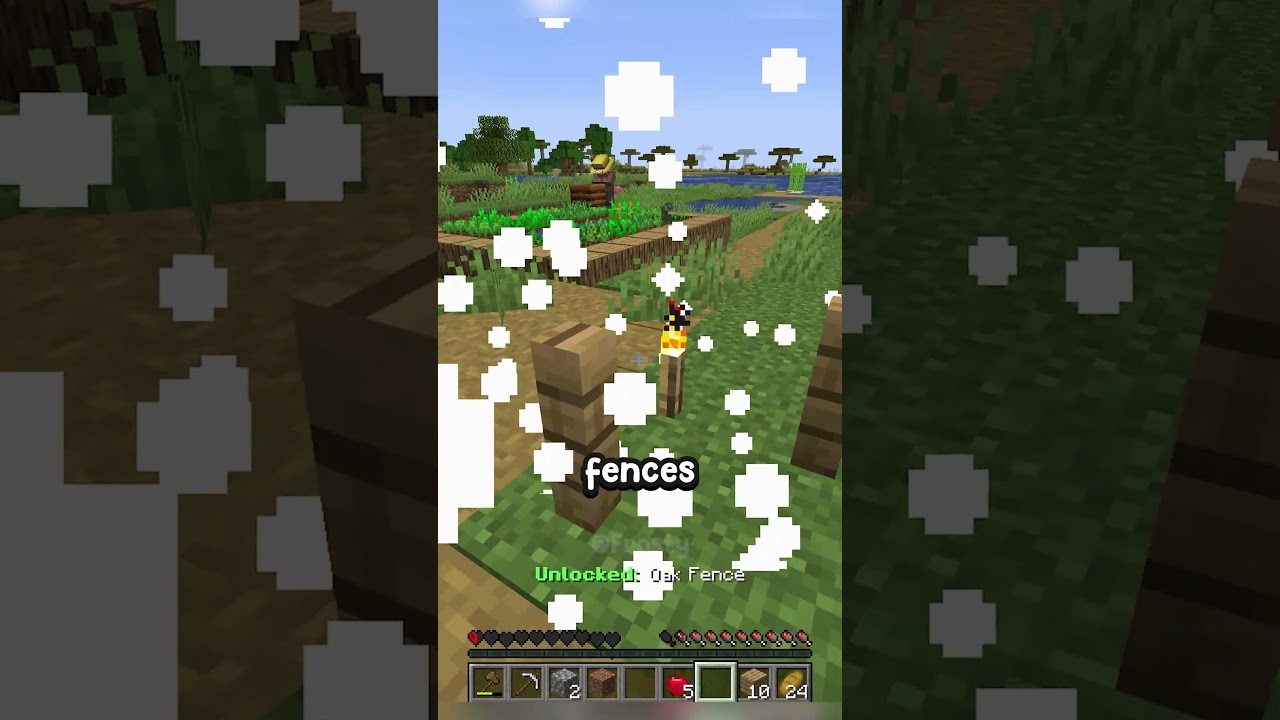 Minecraft, But I Can Only Touch Blocks I've Placed… #shorts