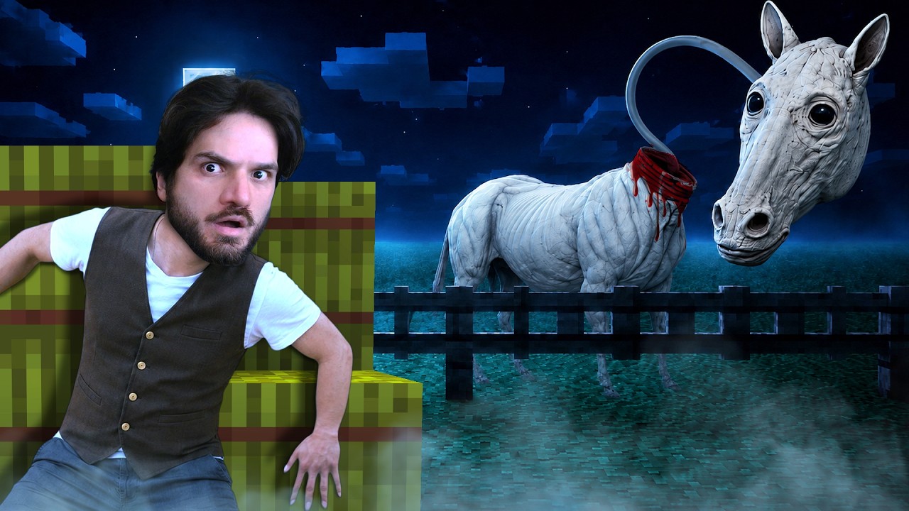 OBEDEÇA ÀS ORDENS DESSE CAVALO BIZARRO DO MINECRAFT, SE NÃO...