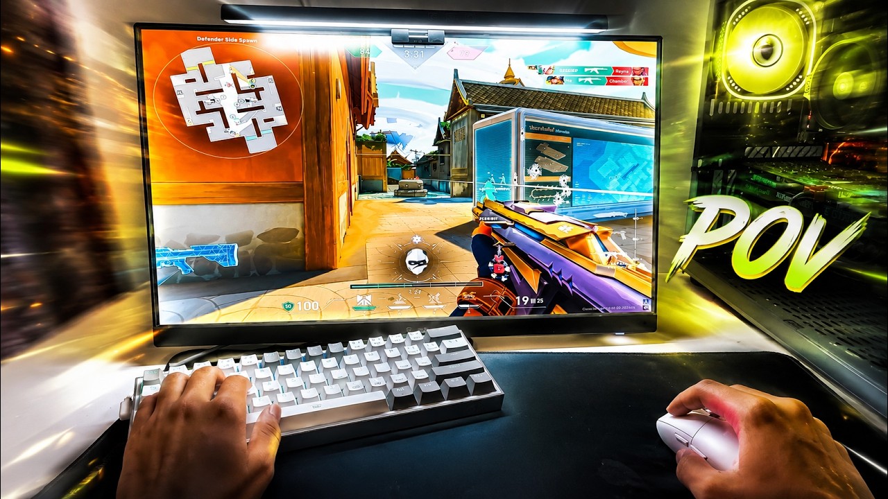 VALORANT POV Gameplay 60Hz | Calm Aim + Keyboard ASMR