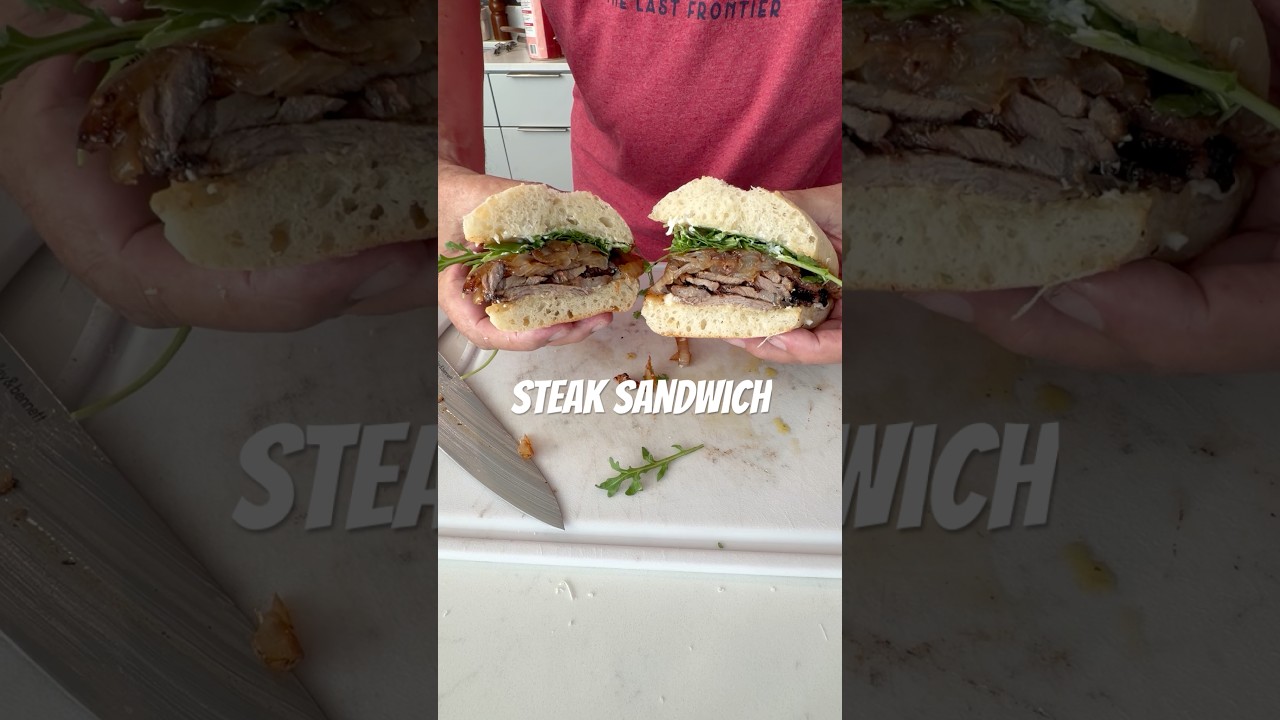 Teriyaki Ribeye Steak Sandwich & Elotes