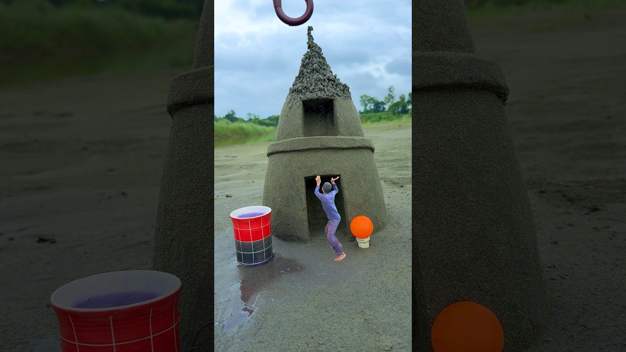 Craziest videography with sand house