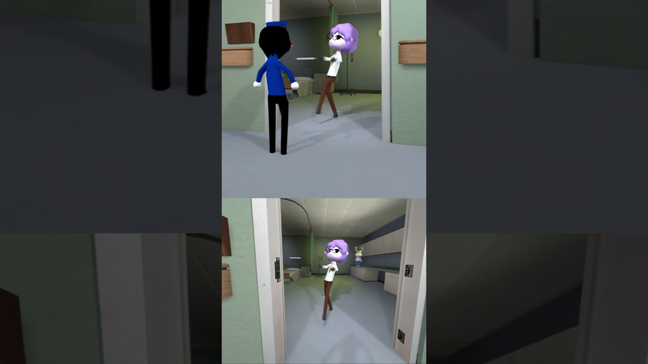 NORMAL vs PSYCHOPATH Part 9 Animal Hospital Anomaly - Roblox Funny Meme #roblox #funny