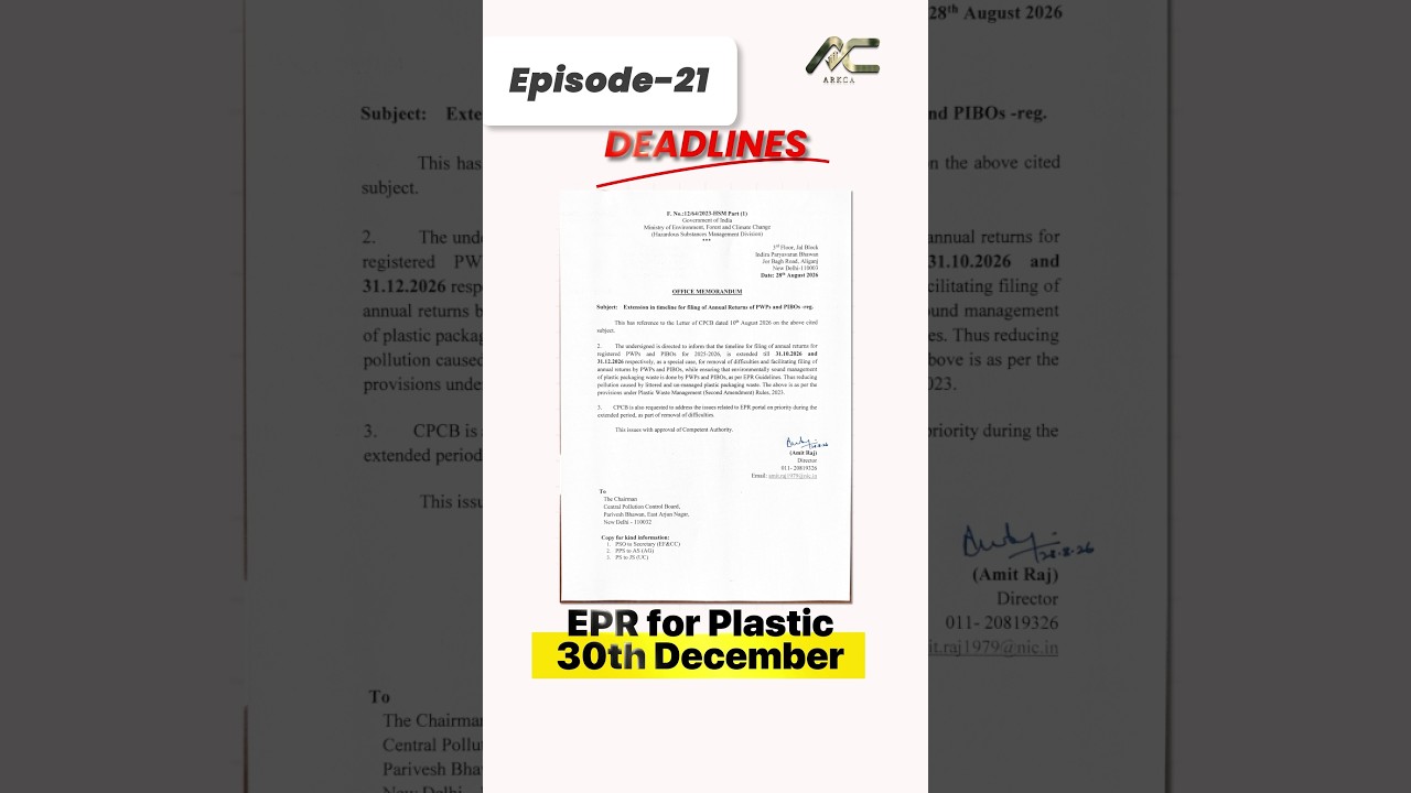 A to Z of EPR | Episode No. 21 | Bulk Waste Management Rules & More | Sunaina Shaw | ARKCA Corporate