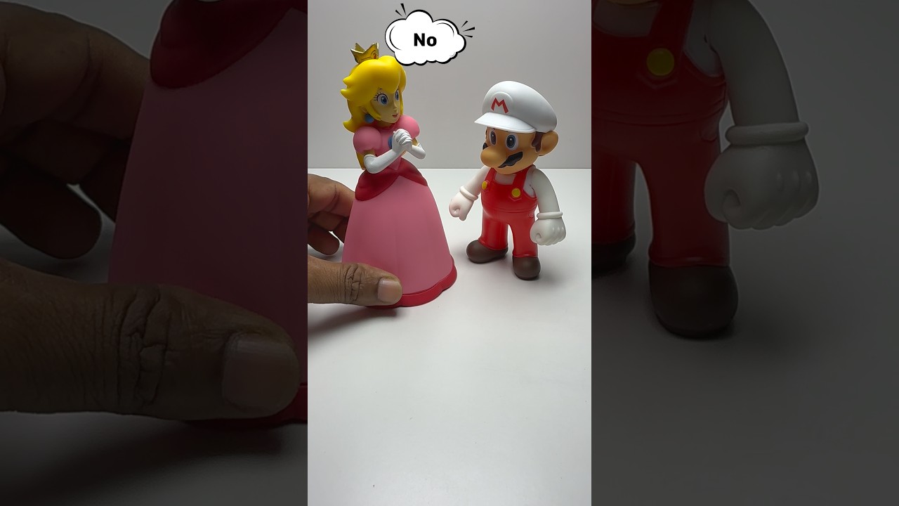Mario Chocolate Sharing Gone Wrong! 🍫😂 | Funny Mario Toy Shorts #shorts