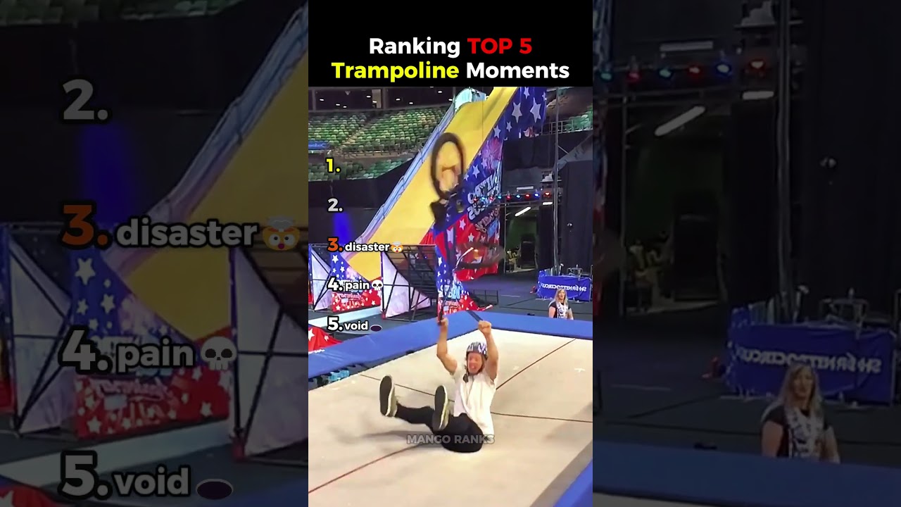 Ranking TOP 5 Trampoline Moments 😭💥😱