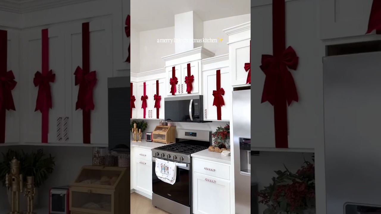 POV: your kitchen finally feels like Christmas🎄 #founditonamazon #amazonhome #amazonkitchen #christ