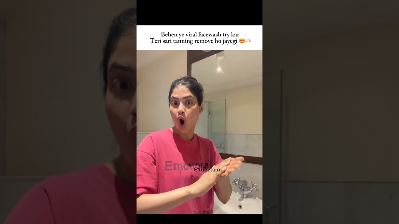 First use me Sara tan remove 😳😍try this facewash #ytshorts #skincare yashi tank