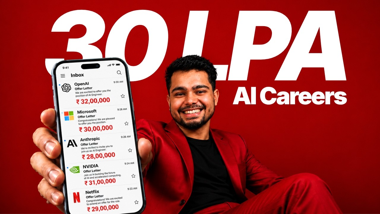 Highest Paying AI Careers No One is Talking About (₹30 LPA Jobs)