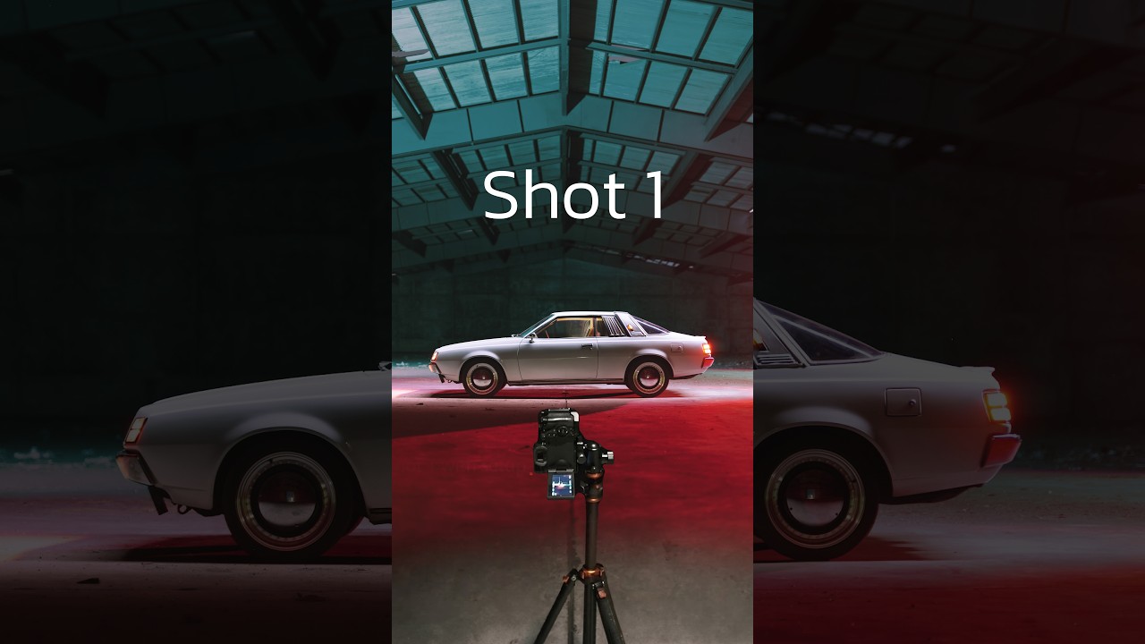 This is how the pros light a car shot. 📷💡🚗 #amaran Ray 120C