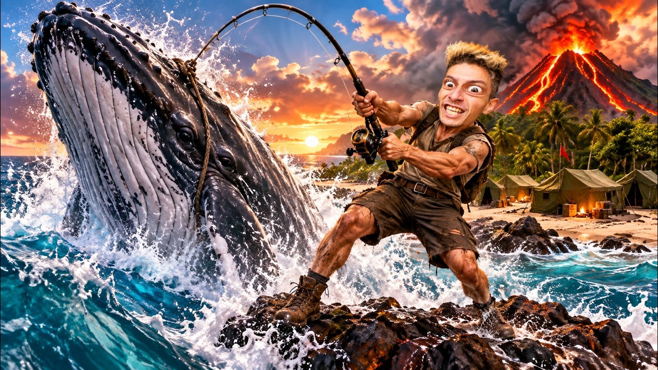 IL CETACEO SULL' ISOLA VULCANICA !! HOW TO FISH #5