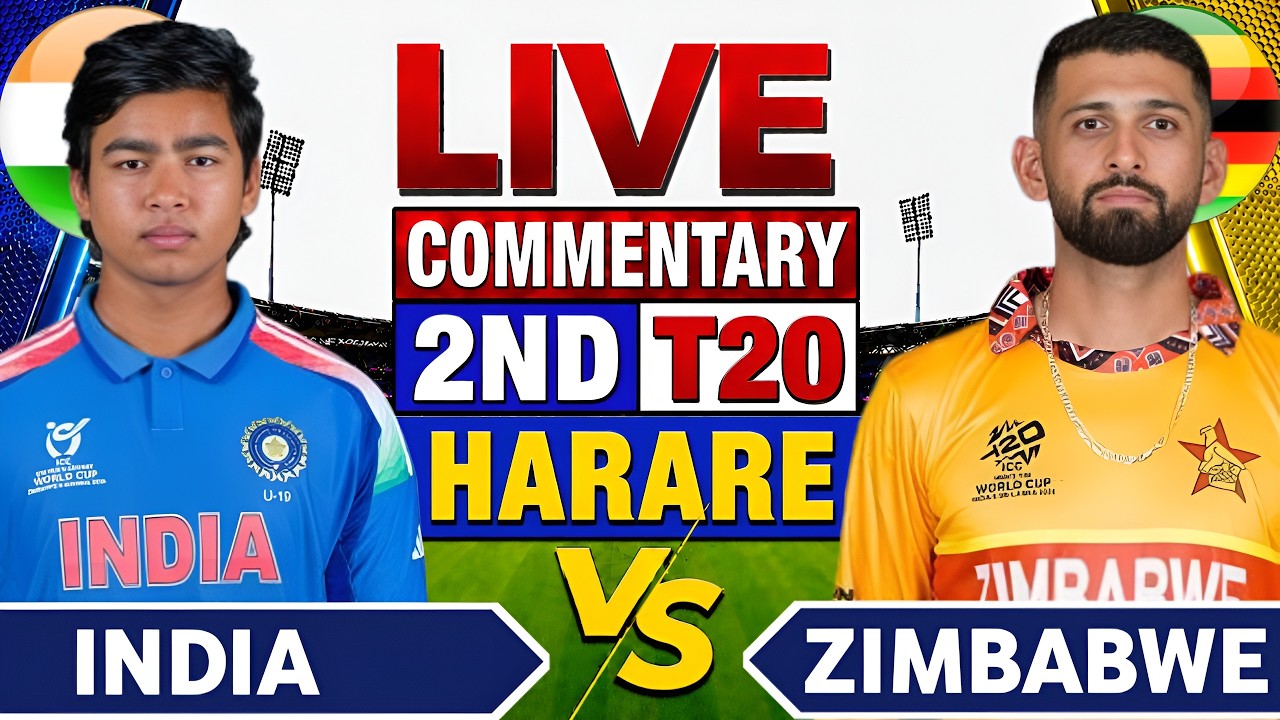 Live Ind vs Zim 2nd T20 2026 | India vs Zimbabwe 2nd Inning, India vs Zimbabwe live Score & Fan Chat