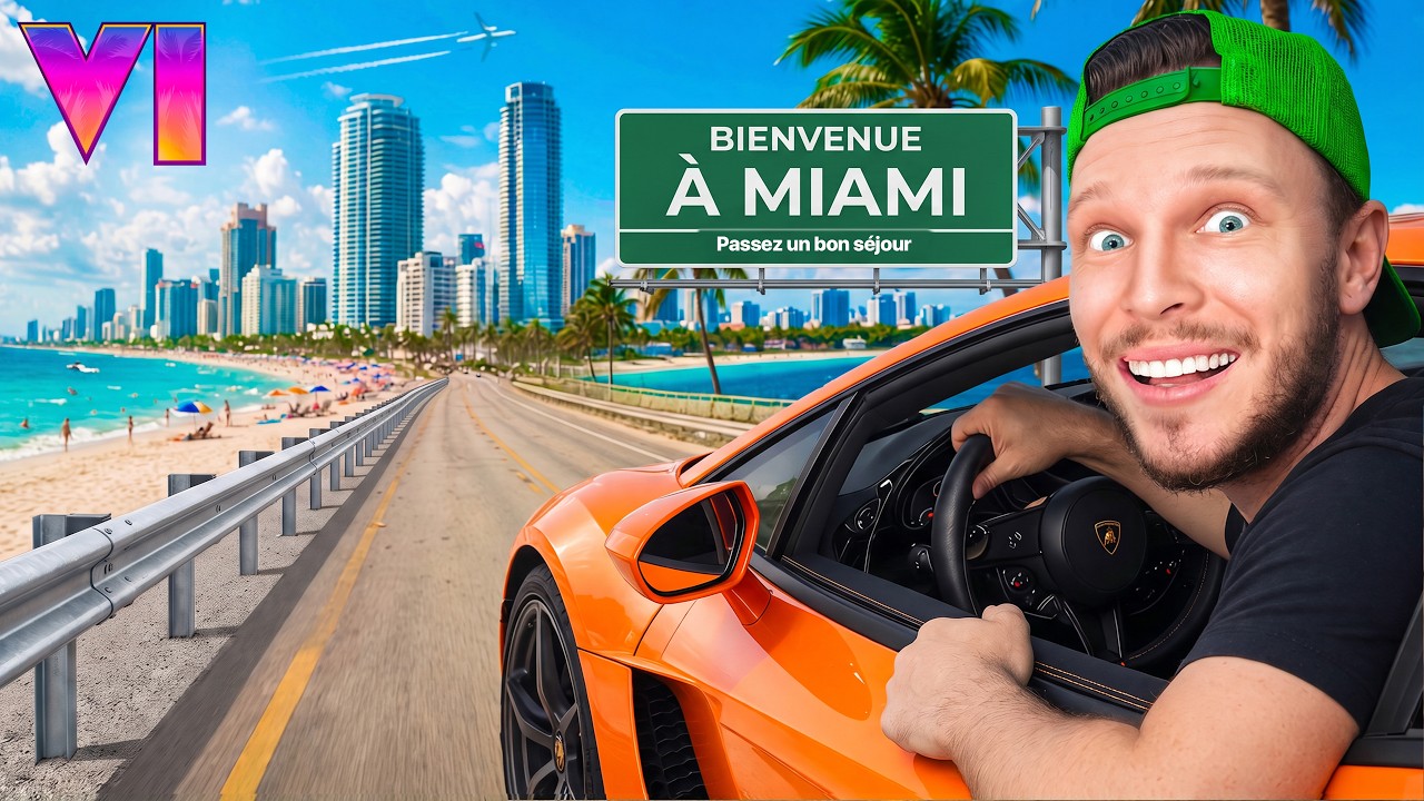 Je joue à GTA mais c'est la ville de Miami !