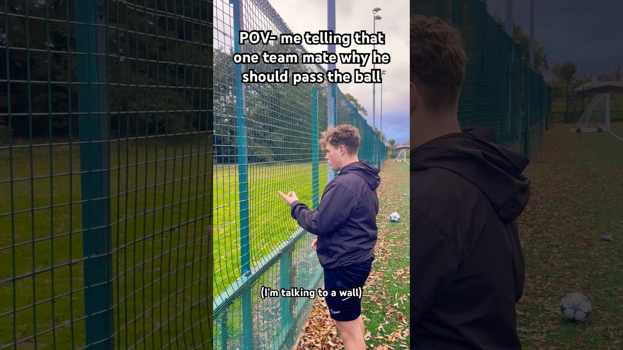 Dude never passes #footballshorts #football #footballskills #footballedits
