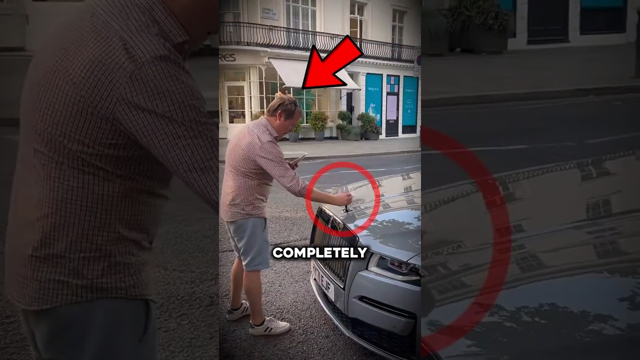 THE SMARTEST ANTI-THEFT SYSTEM IN THE WORLD! 🥷🚗 #rollsroyce #luxury #cars #engineering #shorts