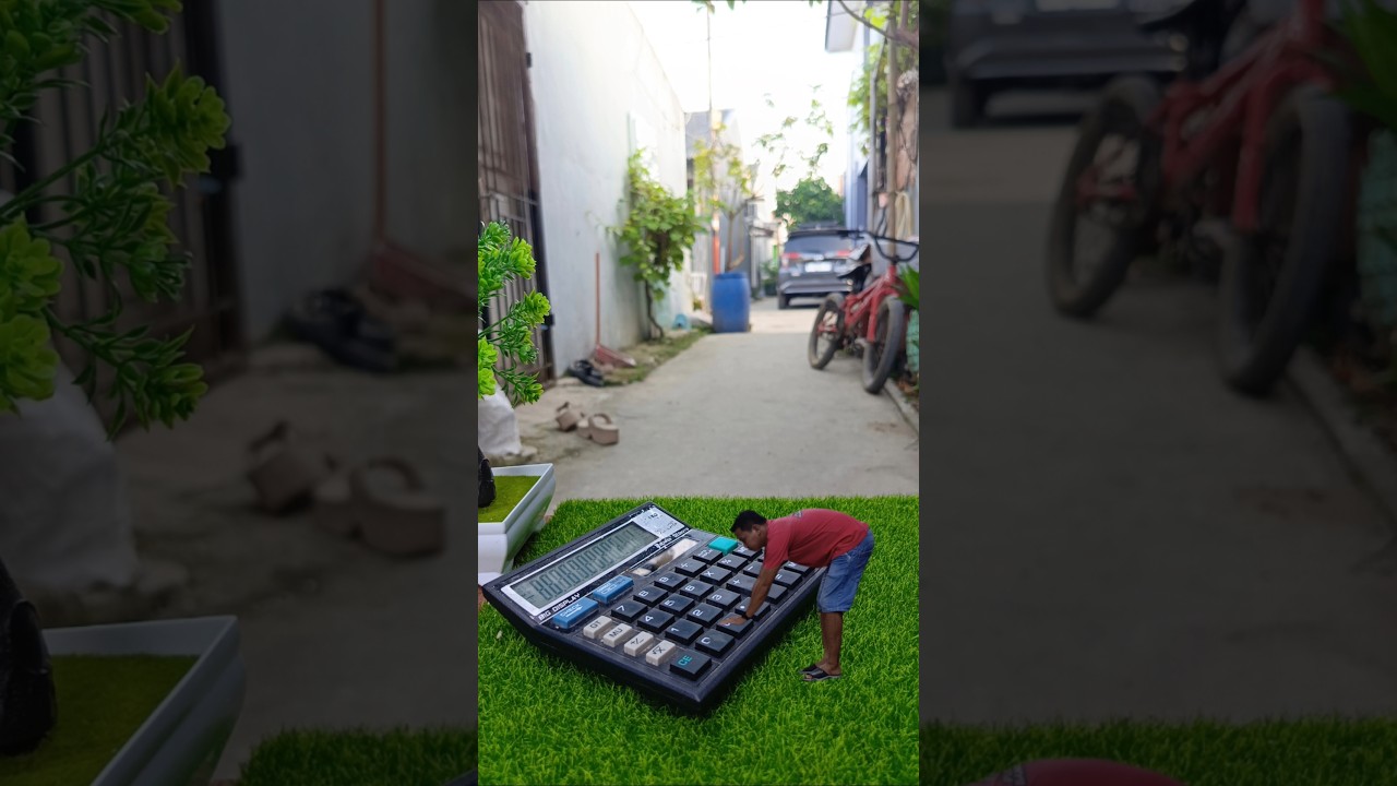 Wow "🤩,,creative video of pressing the calculator #photography  #funny