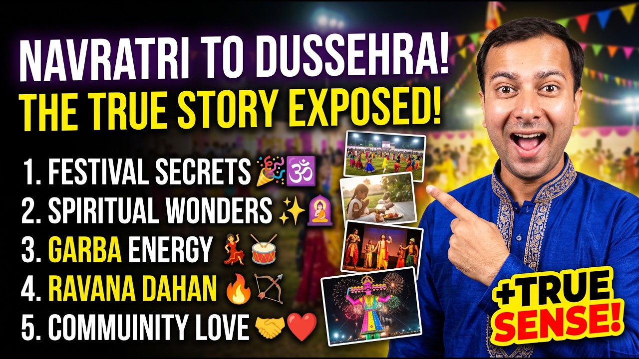 Why We REALLY Celebrate Navratri & Dussehra! (The Hidden Meaning) | Abhishek Neil