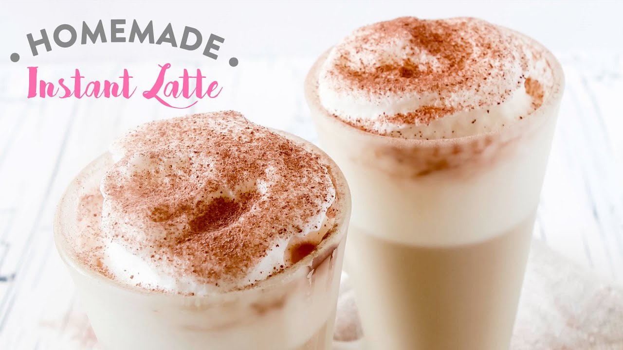 Coffee Shop Style Homemade Instant Latte | Sweet 2 Eat Baking