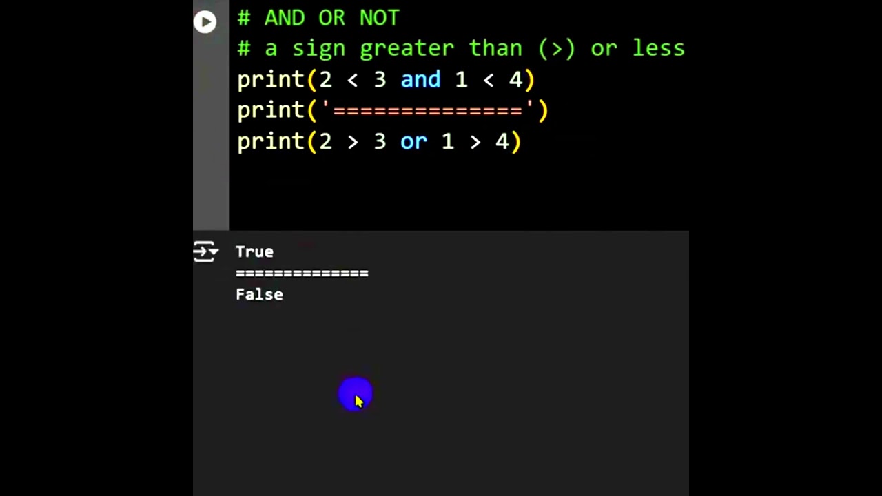 Python Logical Operators  #coding #python #learnpython