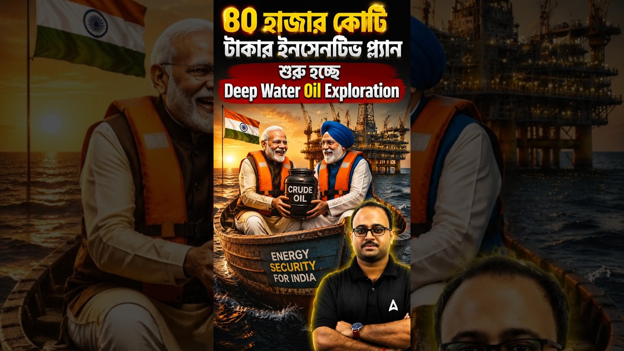 80 হাজার কোটি টাকার ইনসেনটিভ প্ল্যান | শুরু হচ্ছে Deep Water Oil Exploration