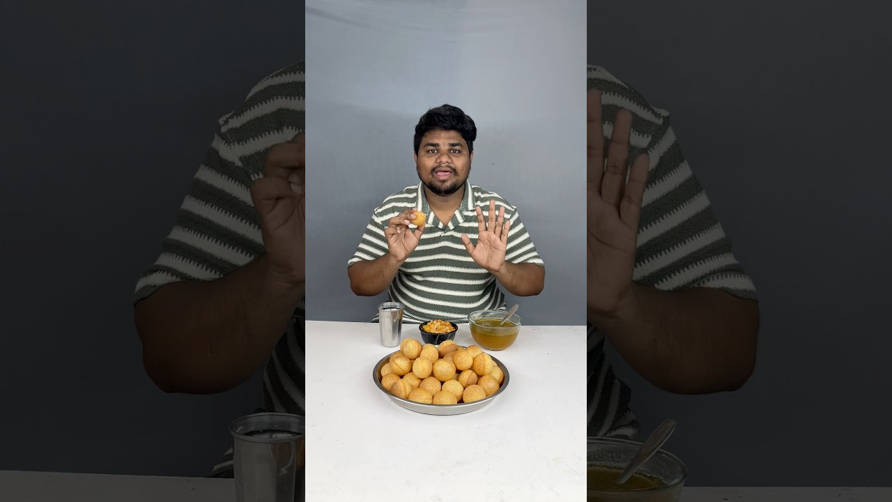 How to eat pani puri 😱😱🤣 #mrteju #shorts #comedy #entertainment