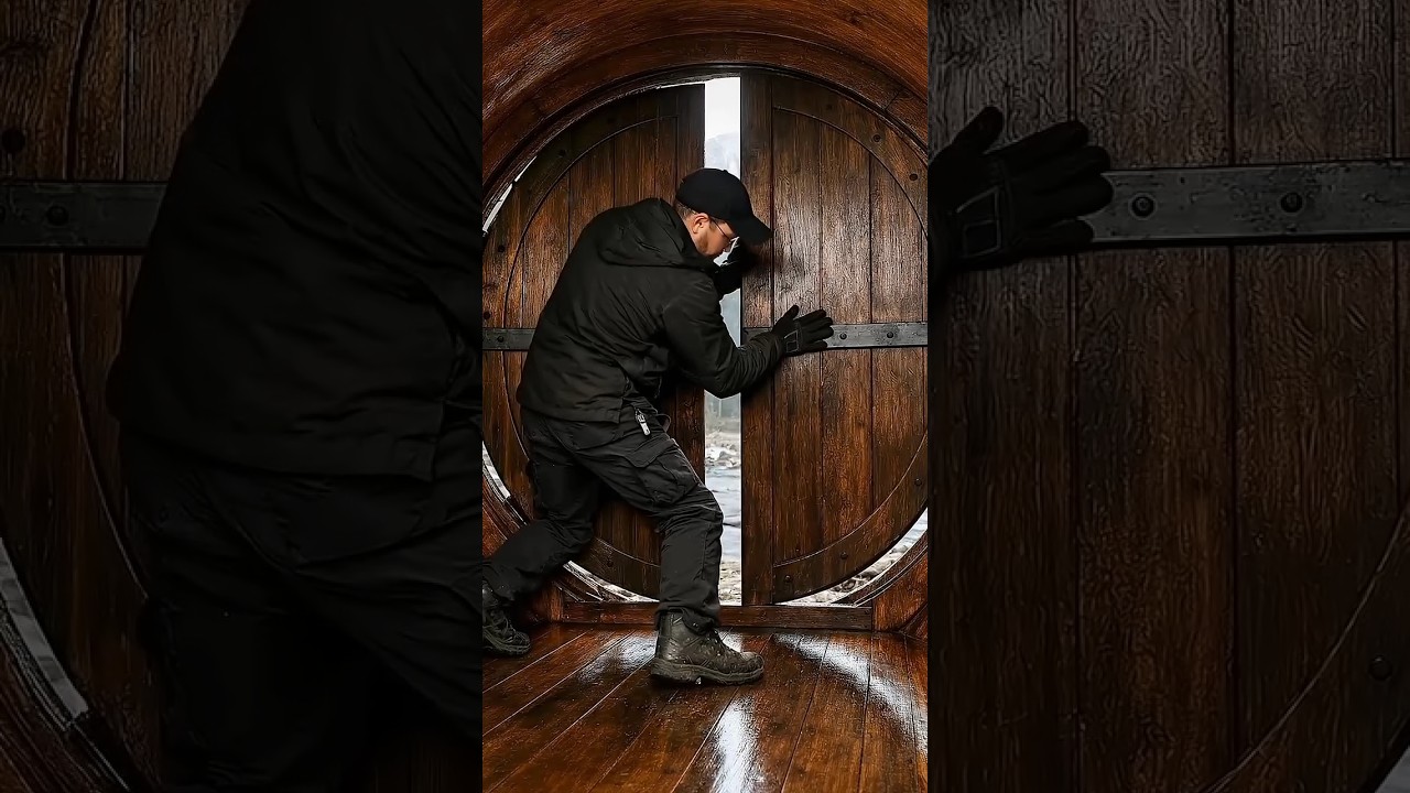 Secret Room Hidden Inside a Tree Stump 🌳