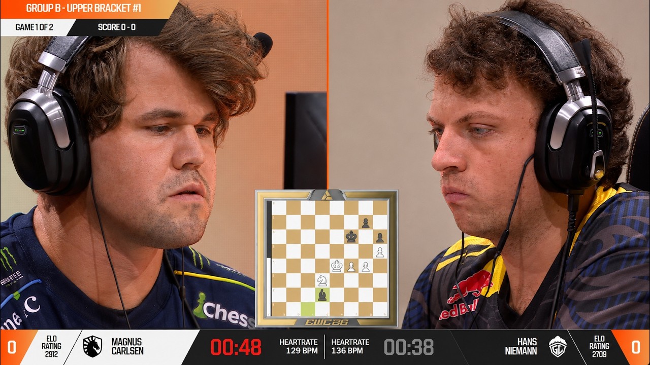 GRUDGE MATCH: Magnus Carlsen vs Hans Niemann