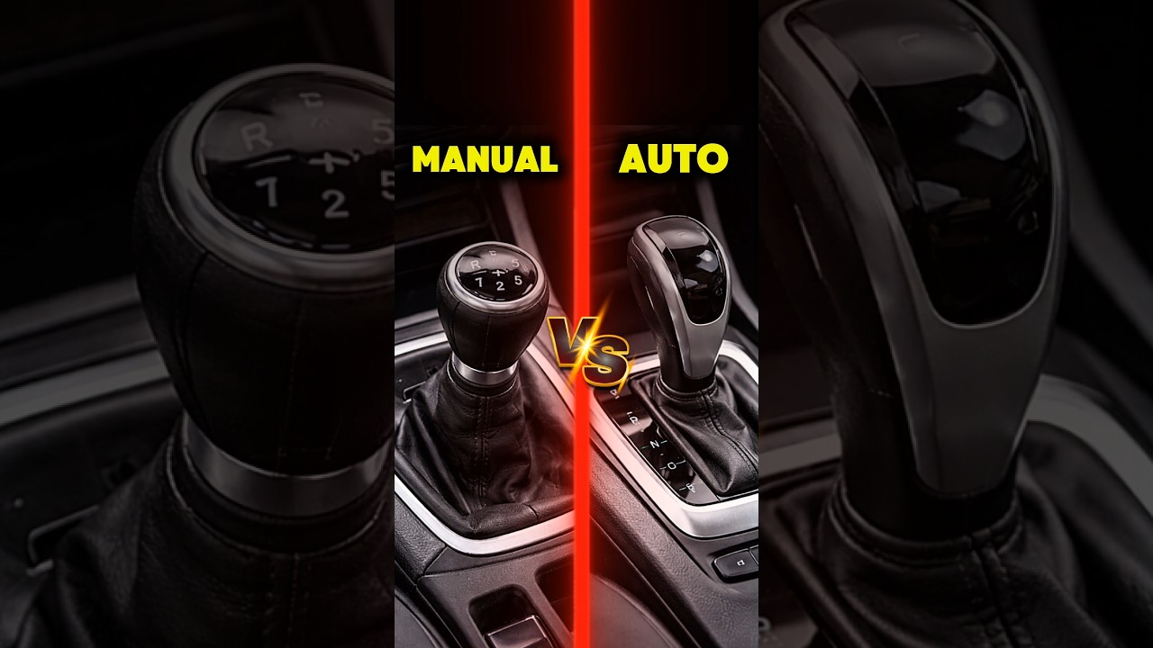 Manual 🗿 Vs Automatic 🤡 #cars #shorts