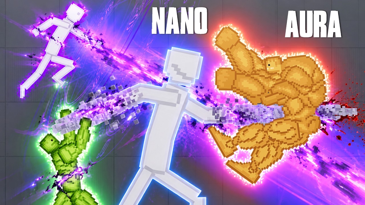 Which Aura Can Defeat the UNKILLABLE Nanobot?! [Heal, Power, Decay] - 4K