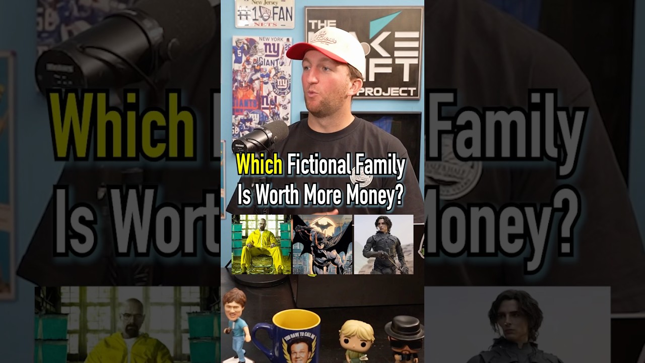 Which Fictional Family Is Worth More Money? #shorts #tvshow #family #money #movies