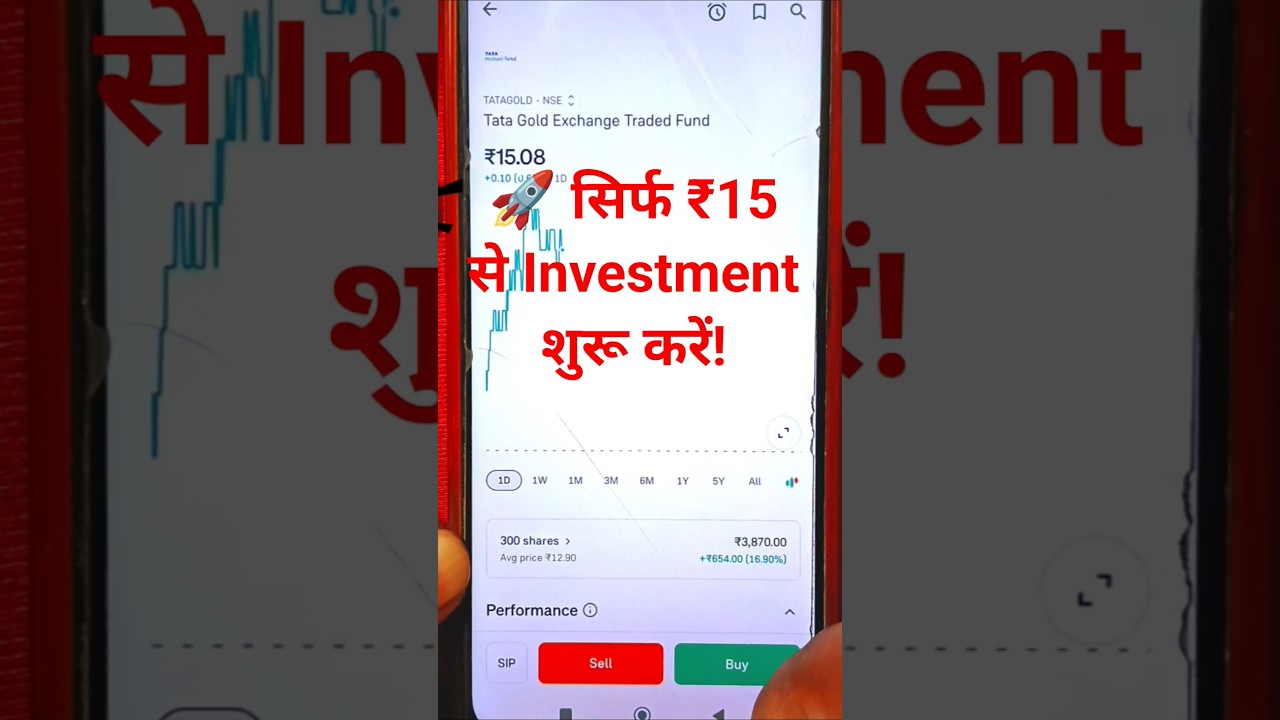 🚀 सिर्फ ₹15 से Investment शुरू करें! |#shorts #mutualfund #sharemarkethindi #finance #investing