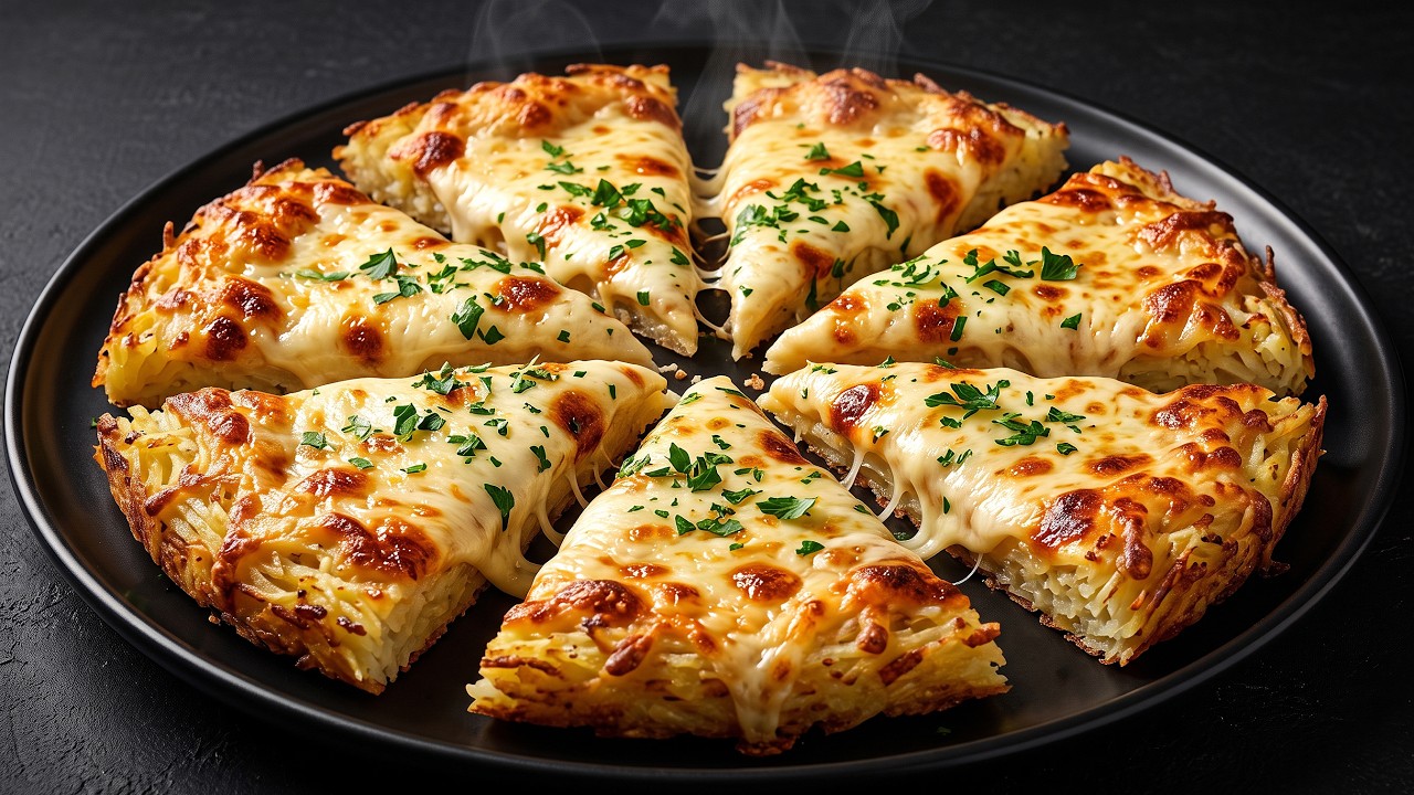 3 Eggs and 3 Potatoes! These Stuffed Potato Pizza Won Everyone Over! 🍕