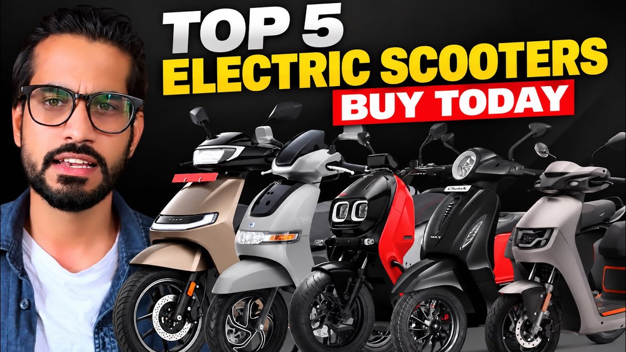 Top 5 Electric Scooters in India⚡️Best Electric Scooter Buy Today #abhishekmoto #electricvehicle