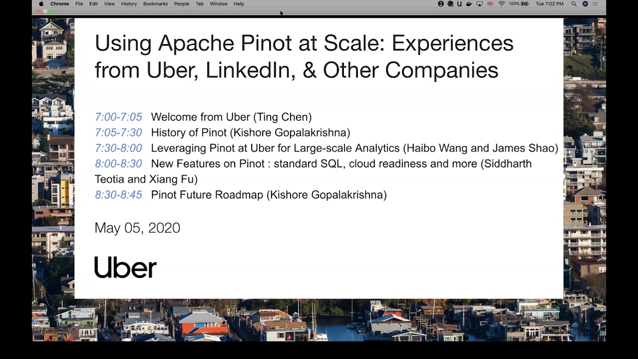 [Uber Open Source] Using Apache Pinot at Scale
