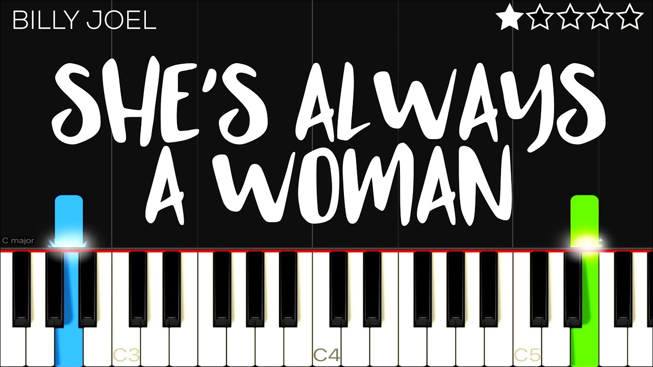 Billy Joel - She’s Always A Woman | EASY Piano Tutorial