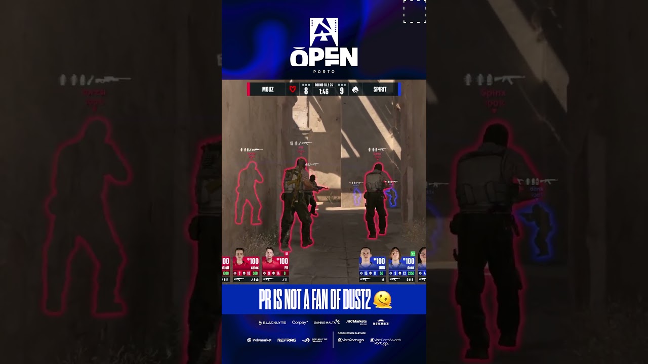 PR REALLY hates Dust2 😭 @mousesports