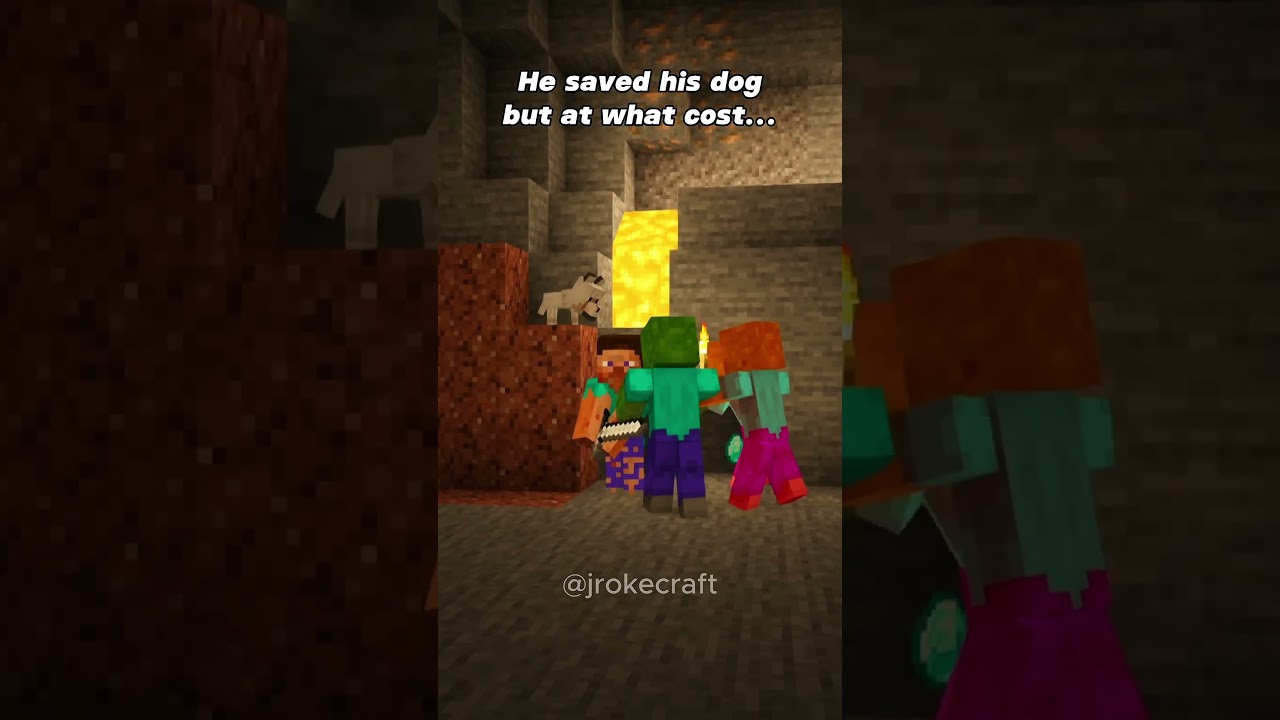 Loyal Until the End... and Beyond 🦴🐕 #minecraft #memes