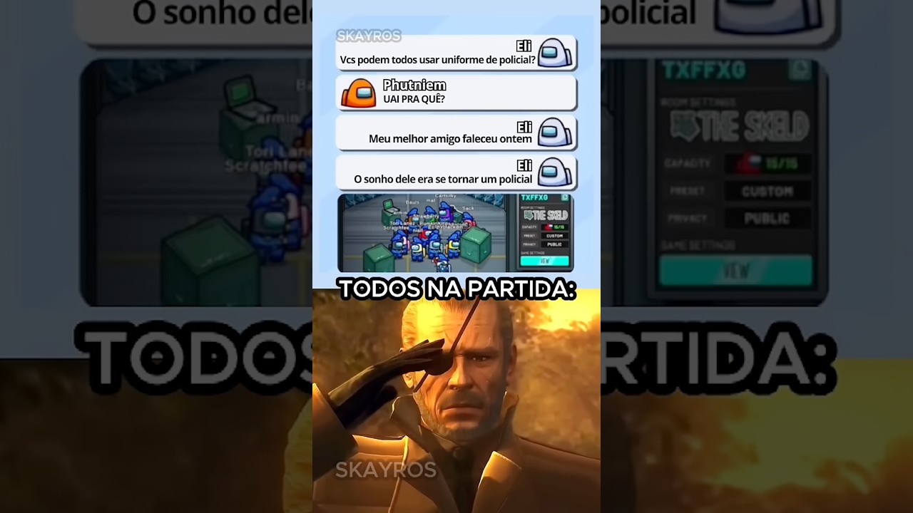 Todo RESPEITO A NOSSO AMIGO no AMONG US! 😭😢