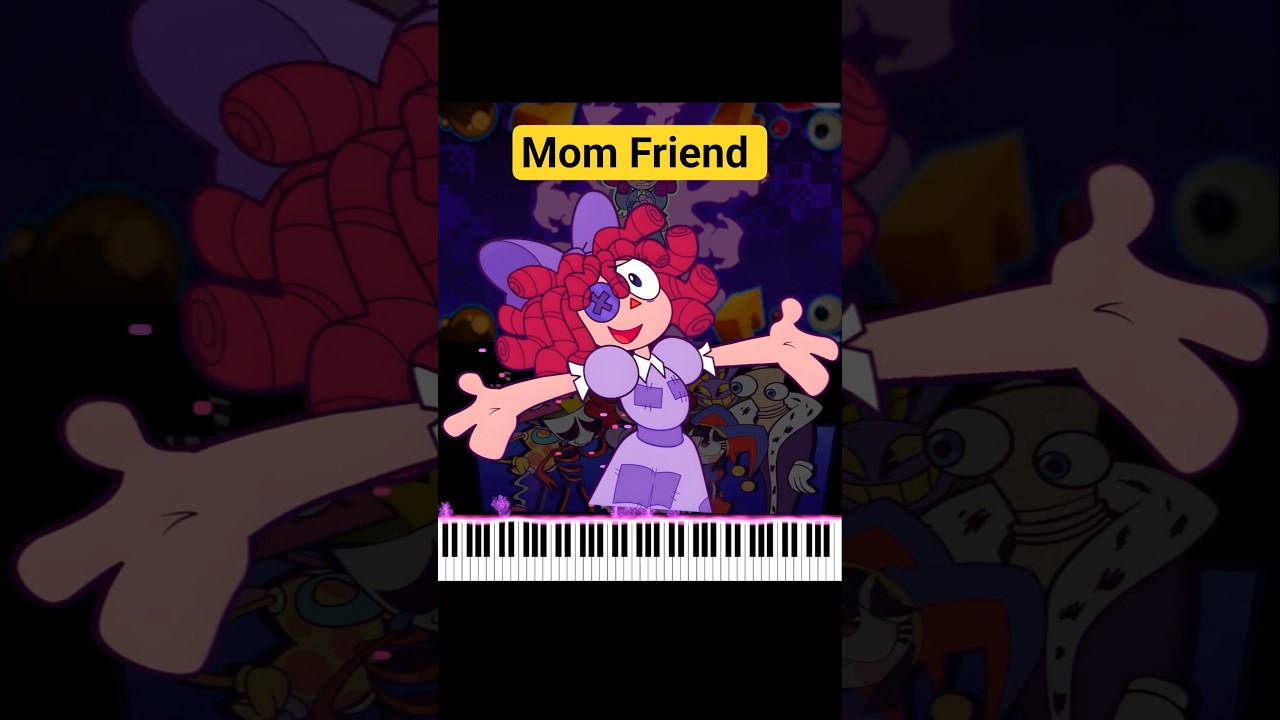 Mom Friend - Ragatha Song Piano Cover/Tutorial (The Amazing Digital Circus)