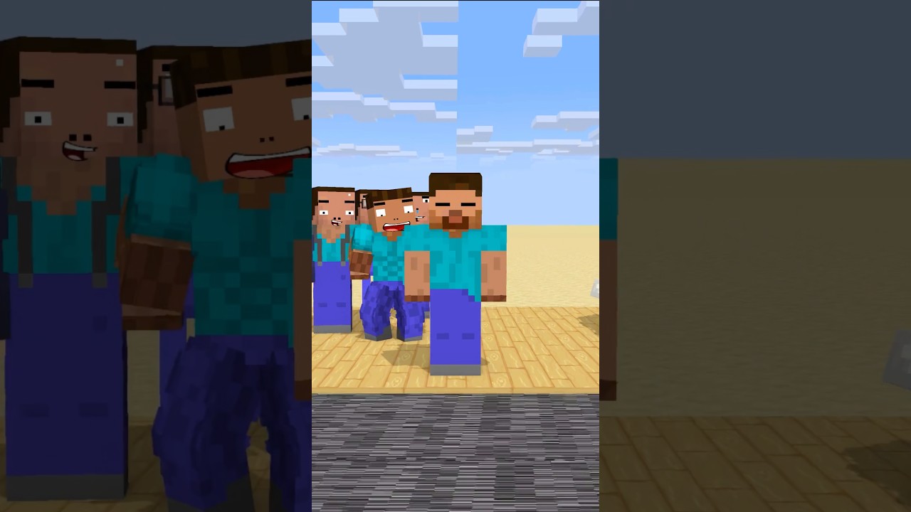 HELP Herobrine To Prove Them Right - oreE TV Animation #friendship #shorts #trending #anime