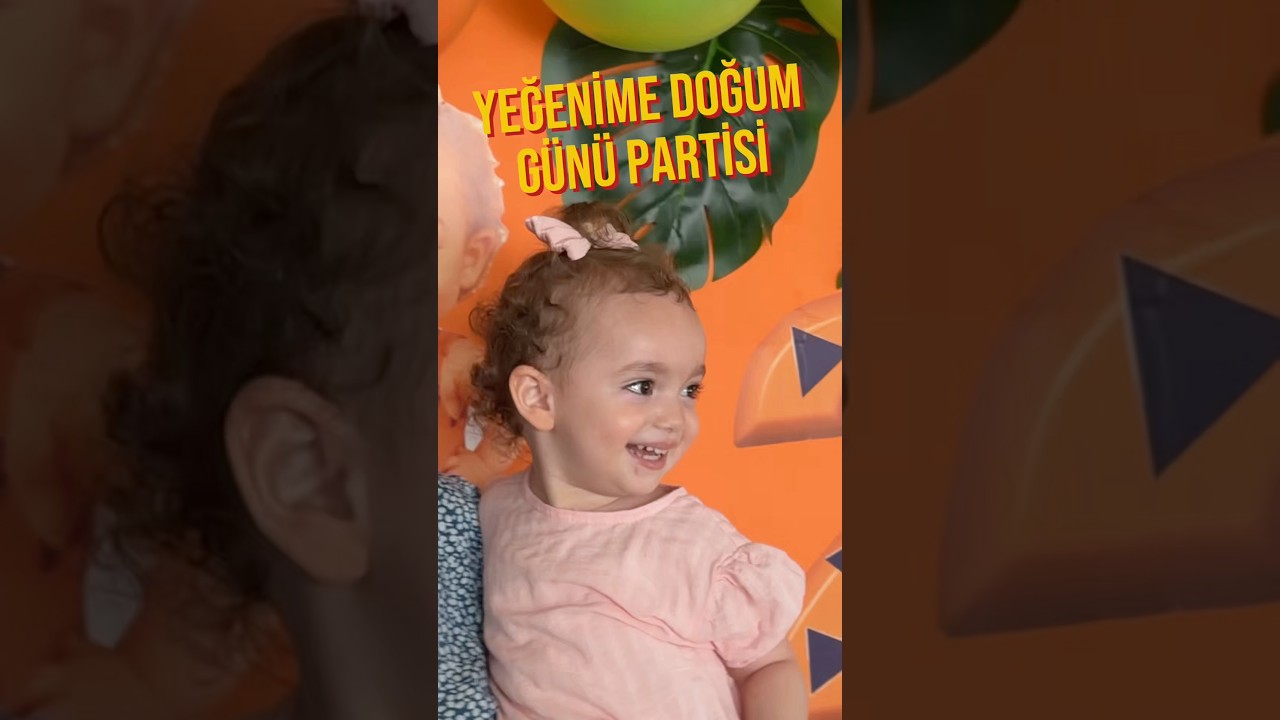 yeğenime doğum günü partisi