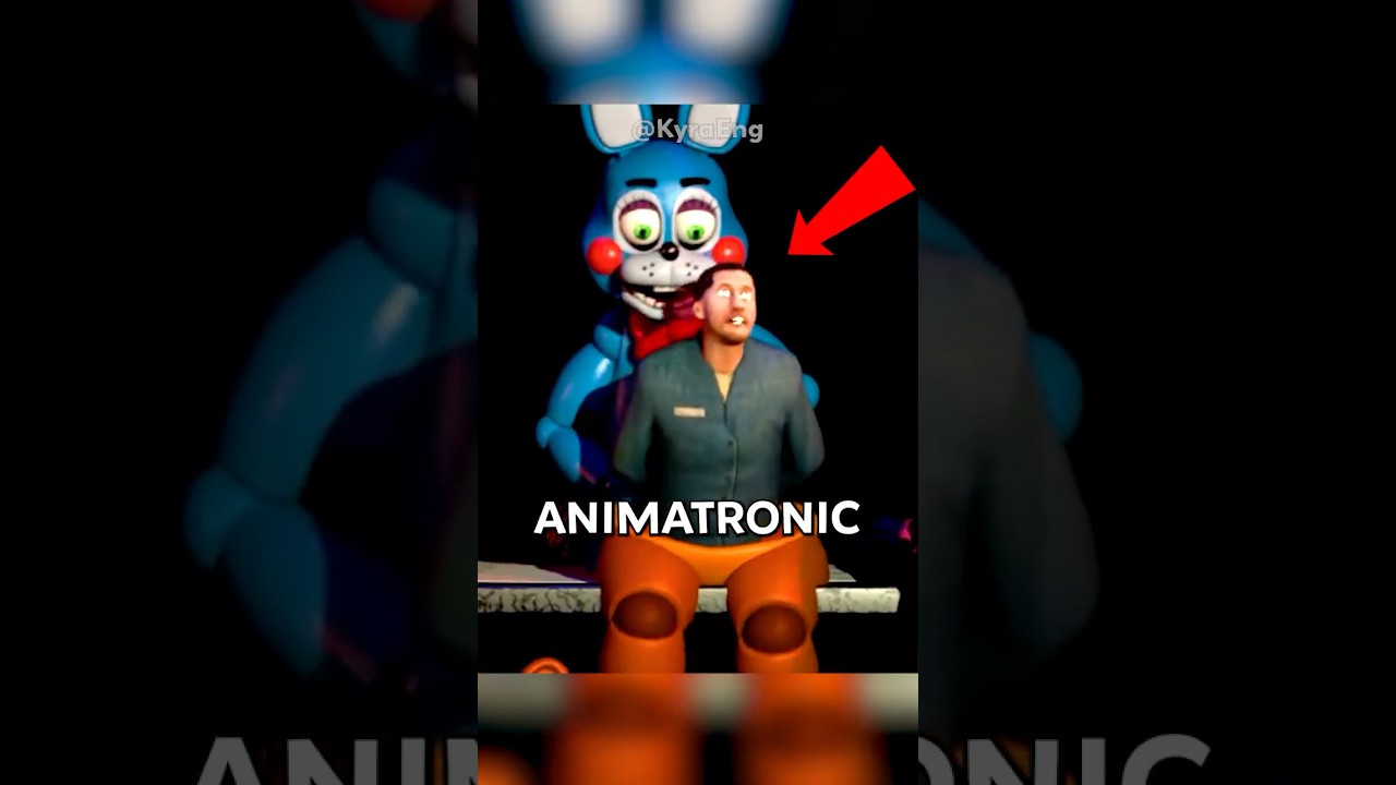 How animatronics stuff you ALIVE 🐻💀 #fnaf