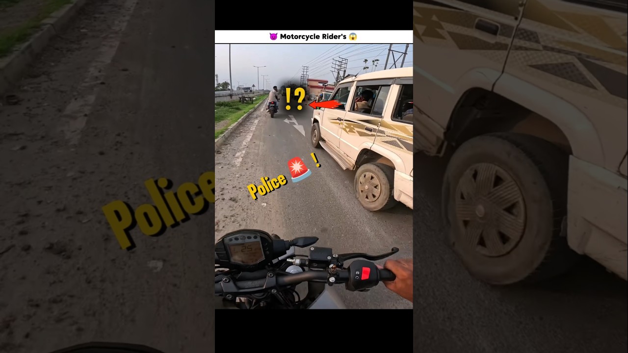 Police Vs Biker Karma Challan 15K Don't Miss the end 😭 #riders#automobile#police