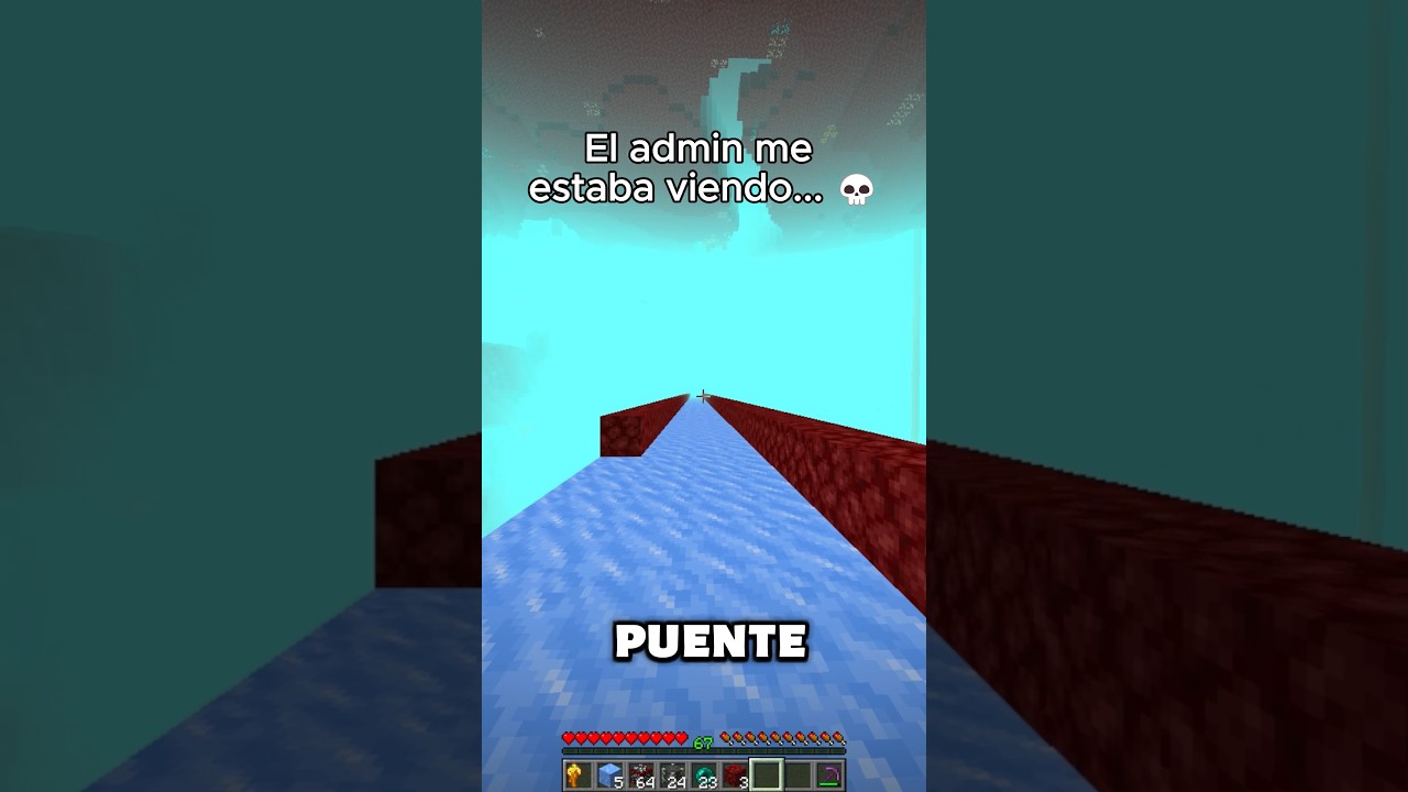 El ADMIN me ESTABA VIENDO en Minecraft #soymanuel #minecraft #shorts