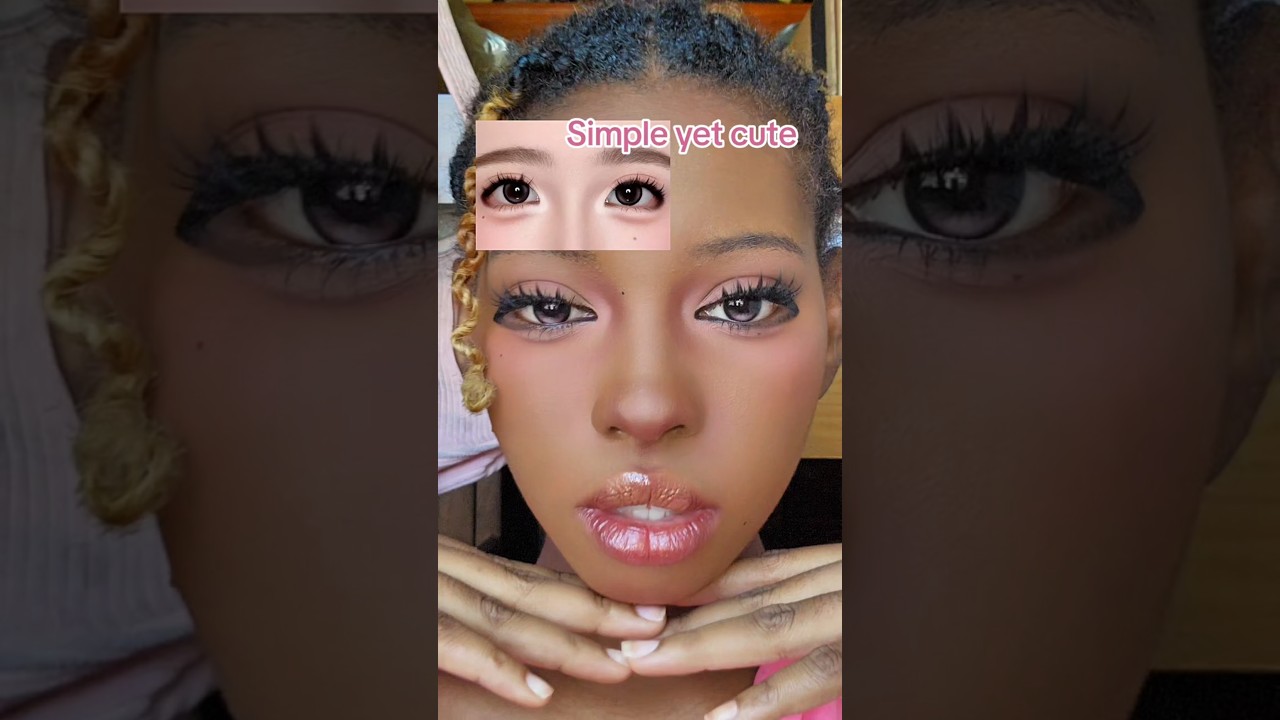 something adorable yet simple #makeuptutorial #douyinmakeup