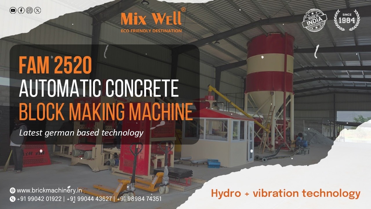🚀 FAM 2520 – AUTOMATIC CONCRETE BLOCK MACHINE 🏗️