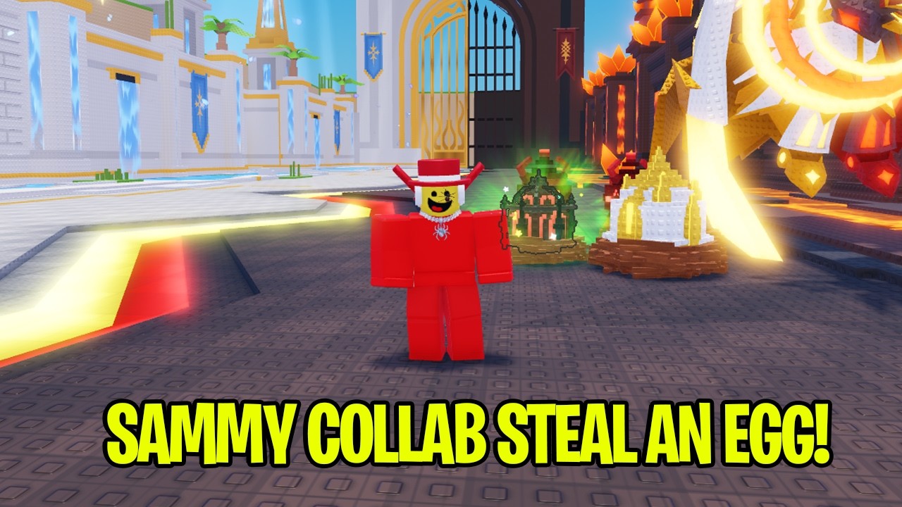 ADMIN ABUSE COLLAB SAMMY UPDATE STEAL AN EGG!