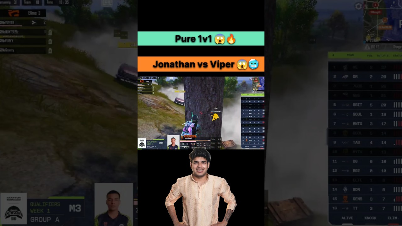 Viper vs Jonathan Pure1v1🔥🥶 in BMSD26 #jonathan #bmsd #bmsd2026 #trendingshorts #kraftonindiaesports