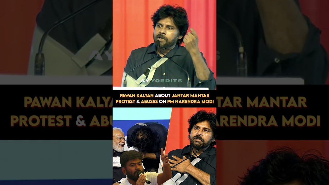 #PawanKalyan about #NarendraModi & #JantarMantar Student Protest #Chandrababu #BJP #Janasena #TDP