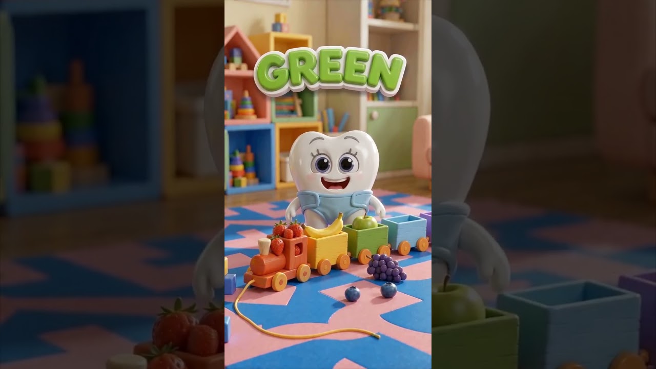 Can You Match Colors and Fix the Toy Train? | Green, Red and Yellow Colors Song
